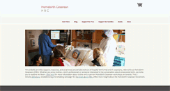 Desktop Screenshot of homebirthcesarean.org